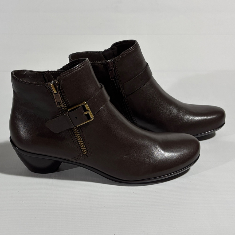 Naturalizer Dark Brown Ankle Boots